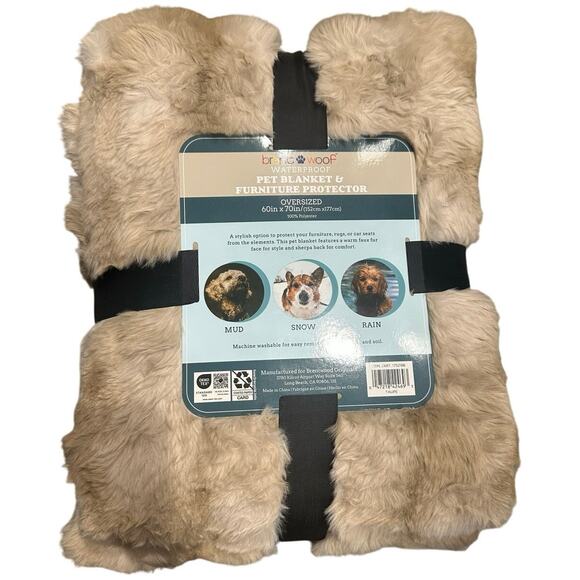 Brentwoof Oversized Waterproof Pet Blanket and Furniture Protector - Picture 1 of 4